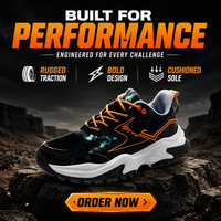 Chaussures de course unisexes légères en PU, chaussures de sport décontractées, baskets de marche pour l'automne