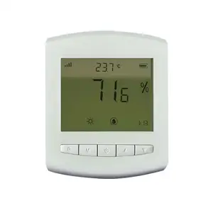 4G large LCD display blacklight alarm humidity and temperature sensor wireless