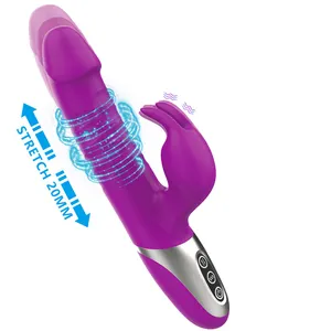 Thrusting Women Rabbit Dildo Vibrator G Spot Sex toys Rabbit For Female Real Dildos And Rabbit Vibrators