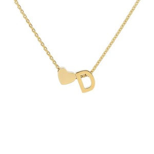 Fusione senza tempo di affetto: ciondolo cuore con iniziale 'A' come simbolo di <span class=keywords><strong>amore</strong></span> duraturo ed eleganza personalizzata - Product Image 5