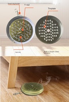 Porte-encens anti-moustiques portable fixe pour camping en plein air
