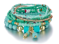 2025 Pulsera Set Bohème Elastica De Perlas Baratas Juego De Joyas Mujer De Moda Al Por Mayor
