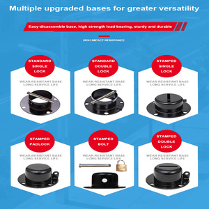 Palo di Segnalazione Stradale ad Alta Visibilità, Durevole, Giallo e Nero, Riflettente, per Sicurezza Stradale - Product Image 5