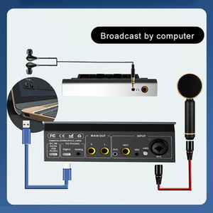 การ์ดเสียงสำหรับพอดแคสต์ ออดิโออินเทอร์เฟซสำหรับคาราโอเกะและการถ่ายทอดสด การ์ดเสียงมิกเซอร์ - Product Image 4