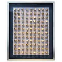Tête minimaliste en bois massif mosaïque canapé toile de fond scandinave moderne peinture décorative décor d'art mural en bois