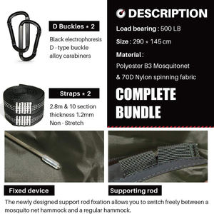 मच्छर नेटटिंग ऑटो ओपन 360 डिग्री फास्ट ओपन पॉप अप स्वचालित मच्छर नेथामकॉक आउटडोर फर्नीचर आधुनिक - Product Image 5