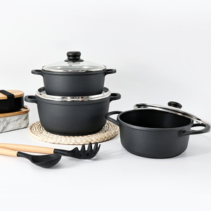 Vente en gros d'ustensiles de cuisine ustensiles de cuisine en aluminium moulé sous pression antiadhésif pot à lait soupe - Product Image 5