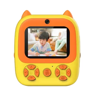 Instant Print digital Camera cute 1080P 2.8 inch IPS Screen 32GB TF SD card Front and Rear Dual Lens Kids Instant Print Camera