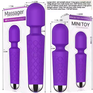Vendita calda di giocattoli del sesso della <span class=keywords><strong>donna</strong></span> 8-velocità 20-frequenza Mini bastone silenzioso bacchetta vibratore vibratore giocattoli del sesso delle donne vibratore <span class=keywords><strong>Dildo</strong></span> - Product Image 5