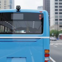 Cámara para Vehículos VReliable OEM ODM 720P 1080P con Visión Nocturna Infrarroja, Vista de 110 Grados, Balance de Blancos Automático para Taxis