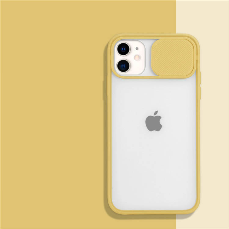 Slide camera cover phone Case Shockproof TPU Protect Mobile Phone Accessories for iPhone 12/iPhone 12 Pro/iPhone 12 Pro Max case