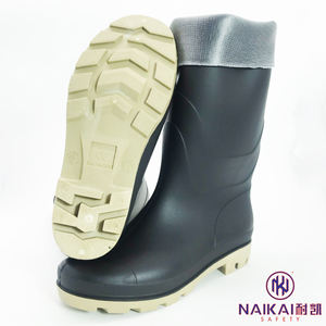 Stivali da pioggia personalizzati in PVC antiscivolo impermeabili da giardinaggio per la pesca diretta in fabbrica per le donne - Product Image 5