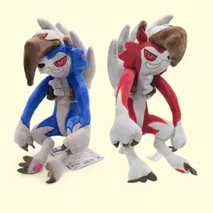 Factory High Quality Cartoon Animal Plush Doll Pokemon Figure Stuffed Toys Night Werewolf Plush Toy With Tag