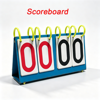 Tableau de scores sportif à bascule 4 chiffres en fer pour le badminton, le volley-ball et le basketball
