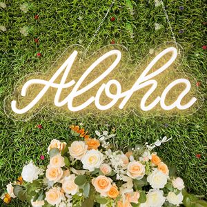 <span class=keywords><strong>Aloha</strong></span> ป้ายไฟนีออน LED ตกแต่งผนังสวยงามสำหรับบ้านห้องนอนห้องนั่งเล่นบาร์ - Product Image 1