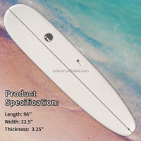 Planches de surf longboard en époxy personnalisées de haute qualité avec design coloré, noyau EPS, ailerons offerts de IBoard pour le surf SUP