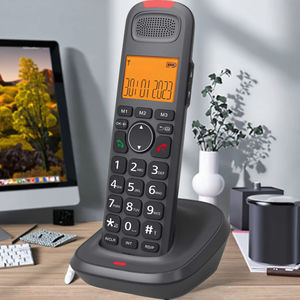 Altavoz Teléfono Móvil Senior <span class=keywords><strong>Fijo</strong></span> Inalámbrico Escritorio Expandible DECT Uso en el hogar Teléfono <span class=keywords><strong>fijo</strong></span> - Product Image 2