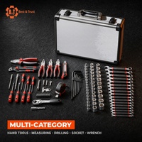 92PCS Chrome Vanadium de Boîte à Outils En Aluminium Boîte À Outils Kit