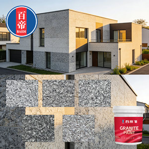 Pittura Effetto Pietra Artistica, Non Tossica, Facile <span class=keywords><strong>da</strong></span> Applicare, per Esterni, in Acrilico Puro, Effetto Granito Naturale - Product Image 4