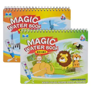 Early education magical magic graffiti coloring children water picture book baby creative scene painting book educational t
