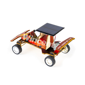 Kit de voiture en bois 3D à énergie solaire, jouet d'assemblage DIY, expérience scientifique STEM, <span class=keywords><strong>cadeau</strong></span> éducatif pour les enfants et les adultes de 8 à 12 ans - Product Image 2