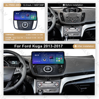 Écran de lecteur DVD 12,3 pouces pour voiture avec GPS intégré, accessoires automobiles, cadre de lecteur Android pour FORD Kuga 2013-2017 – Fournisseur d'usine