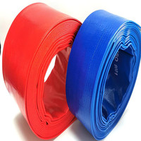 Tuyau plat en PVC de 2 à 10 bars, 1,2'', 3'', 4 pouces, 6 pouces