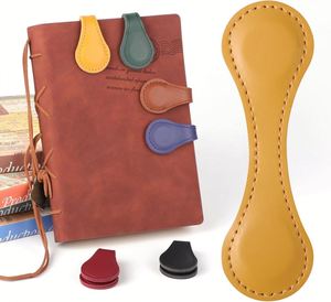 Custom logo Personalized Metal <b>Leather</b> Magnetic <b>Bookmarks</b> - Product Image 1