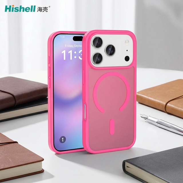 Ultimate Smooth Touch 2026 Hot Selling Translucent Matte 2-in-1 Magnetic Phone Case for IP18 Pro Max Daily Use