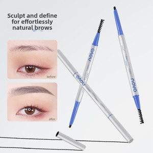 <span class=keywords><strong>Crayon</strong></span> à sourcils double embout NOVO Wild Eyebrow Star avec gravures, naturel, waterproof, longue tenue, pour recourber les sourcils - Product Image 1