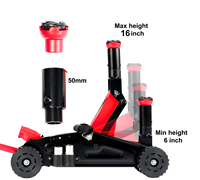 Gato elevador todoterreno de 2T con rueda grande para camiones, SUVs, ATVs y vehículos todoterreno