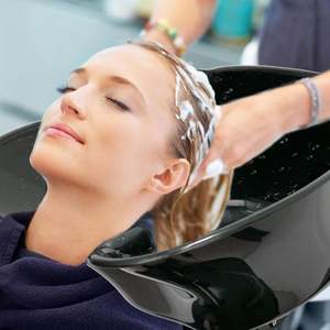 Bac à shampoing portable Wally Beauty, écologique, étanche, avec réservoir d'eau électrique et savon, pour salon de coiffure et barbier - Product Image 4