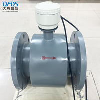 Medidor de Flujo Electromagnético Industrial Digital Remoto con Certificación CE, 4-20MA RS485, para Aguas Residuales y Ríos