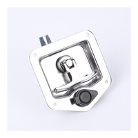 Poignée en T pliable pour véhicule lourd, loquet de porte de capote, poignée en T pour remorque, boîte à outils, serrure à gâche en T A7821