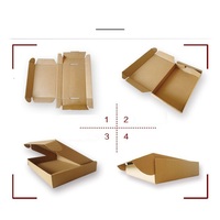 Boîtes d'expédition en carton personnalisables, impression de logo personnalisée, emballage en carton ondulé pour vêtements, chaussures, boîte d'expédition pliable