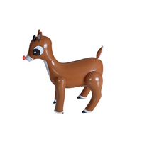 Cerf Sika gonflable en PVC personnalisé jouet pour décorations extérieures accessoire de piscine pour enfants