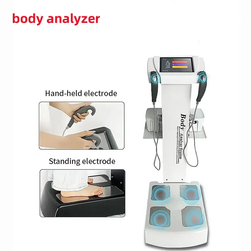 Lichaamssamenstelling Analyzer Proteïne Spier Analyzer Machine Body Scale Met Printer Gym Body Analyzer