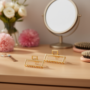 Pinza de pelo cuadrada de 7.5 cm, pinza de metal para el cabello para mujeres y niñas - Product Image 3