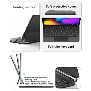 Custodia con Tastiera Wireless Retroilluminata da 10.4 Pollici in Pelle TPU per <span class=keywords><strong>Samsung</strong></span> Galaxy Tab <span class=keywords><strong>S6</strong></span> Lite - Offerta Speciale - Product Image 5