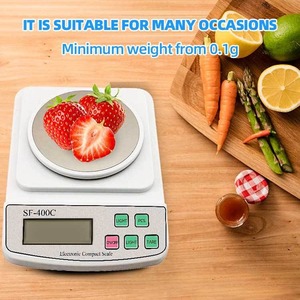 SF-400c + <span class=keywords><strong>r</strong></span> bilancia elettronica per uso domestico, scala all'ingrosso di piccoli grammi, bilancia da cucina, bilancia per alimenti - Product Image 2