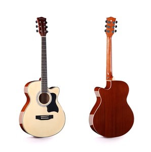 großhandel 40 zoll anfänger fichtenholz gloss akustische <span class=keywords><strong>guitar</strong></span> - Product Image 1