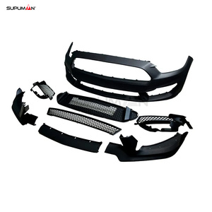 SPM pare-chocs lèvre diffuseur spoiler jupe latérale kit carrosserie pour <span class=keywords><strong>ford</strong></span> <span class=keywords><strong>mustang</strong></span> <span class=keywords><strong>gt</strong></span> kit carrosserie GT350 style kit carrosserie complet accessoires 2015-2017 - Product Image 4