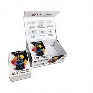 LED Car Light <b>Book</b>-style Flip-top Packaging <b>Box</b> Custom Cardboard <b>Box</b> Customization Rectangular - Product Image 1