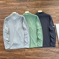 Ensemble de jogging pour homme personnalisé, nouvelle collection automne, demi-zip, respirant, pour activités de plein air, sport et fitness, à manches longues, séchage rapide