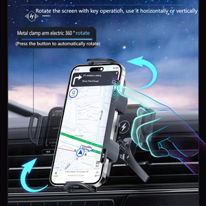 ที่วางโทรศัพท์ติดช่องแอร์หน้าจอพับเก็บได้อเนกประสงค์10W ที่ชาร์จไร้สายแบบแม่เหล็กในรถยนต์สำหรับ Samsung Galaxy Folder 6 <span class=keywords><strong>Flip</strong></span> 6 <span class=keywords><strong>5</strong></span> - Product Image 4