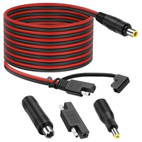 Câble de connexion mâle et femelle 14AWG SAE vers DC7909, câble de conversion d'alimentation pour panneau solaire SAE, câble SAE