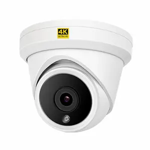 YCX Professional Waterproof Surveillance System P2P POE H.265 8MP UHD Dome IP 4K Video Camera