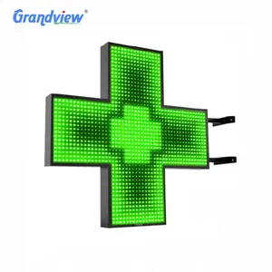 Hot Sales Led Pharmacy Cross Sign Market Led Cross Light Punched Front Lit Letters Signs