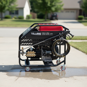 Hidrolavadora Industrial de Agua Fría de 8000 psi y 550 bar con Arranque Eléctrico para Limpieza de Cascos de Astilleros / Eliminación de Incrustaciones Marinas - Product Image 1