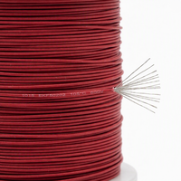 Fil de connexion industriel ECHU 1015 Type 16AWG en cuivre massif étamé, isolé PVC 105°C 600V, pour usage automobile, bobine de 100M